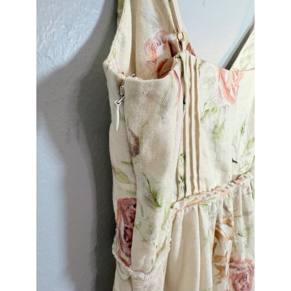 LoveShackFancy Maple Dress in Burnt Orange Size 10 - Picture 8 of 10